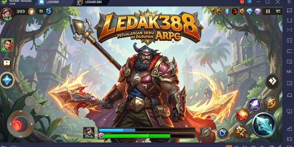 Tampilan gameplay seru dari LEDAK388 dengan grafik yang memukau.