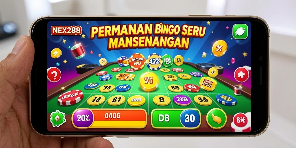 Screenshot gameplay seru dari NEX288 yang menunjukkan aksi Bingo.