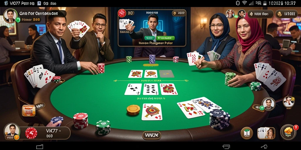 Tampilan gameplay VIO77 yang menarik dan interaktif.