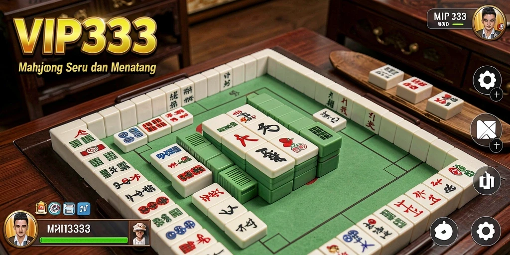 Tampilan gameplay Mahjong yang menarik di VIP333.